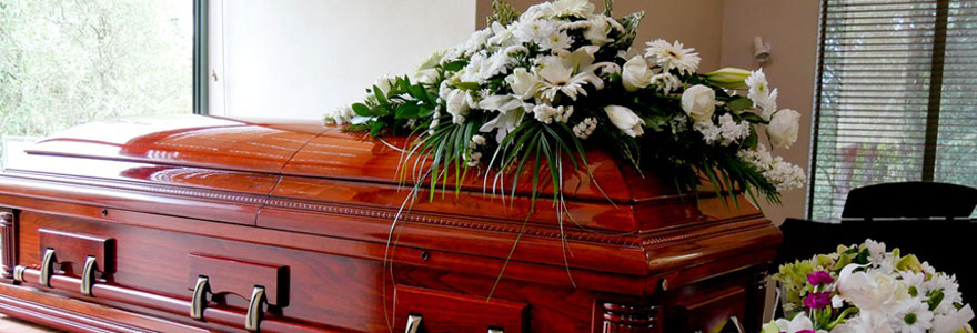 fleurs enterrement